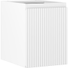 Mexen Rivel Badezimmer-Unterschrank 35 cm, 1 Tür, gerillt, weiß matt - 91A21-03547-1-BF01