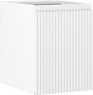 Mexen Rivel Badezimmer-Unterschrank 35 cm, 1 Tür, gerillt, weiß matt - 91A21-03547-1-BF01