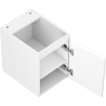 Mexen Rivel Badezimmer-Unterschrank 35 cm, 1 Tür, gerillt, weiß matt - 91A21-03547-1-BF01