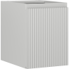 Mexen Rivel Badezimmer-Unterschrank 35 cm, 1 Tür, geriffelt, grau matt - 91A21-03547-1-BF62