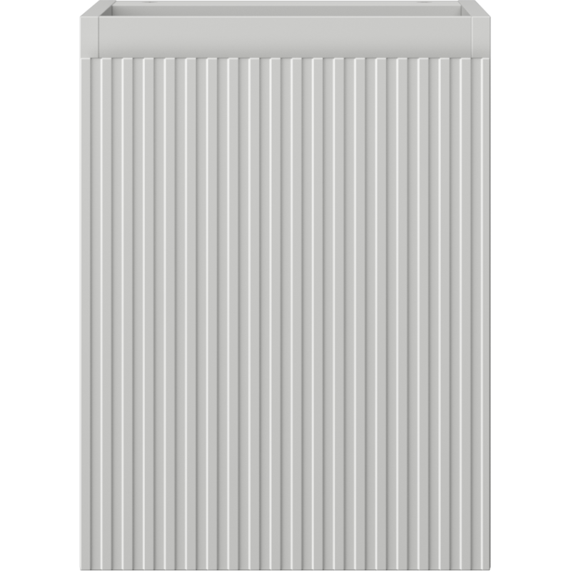 Mexen Rivel Badezimmer-Unterschrank 35 cm, 1 Tür, geriffelt, grau matt - 91A21-03547-1-BF62