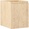 Mexen Rivel Badezimmerschrank für Waschtisch 35 cm, 1 Tür, geriffelt, Eiche - 91A21-03547-1-BF81