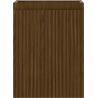 Mexen Rivel Badezimmer-Unterschrank 35 cm, 1 Tür, geriffelt, Nussbaum - 91A21-03547-1-BF86