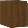 Mexen Rivel Badezimmer-Unterschrank 35 cm, 1 Tür, geriffelt, Nussbaum - 91A21-03547-1-BF86