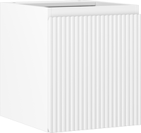 Mexen Rivel Badezimmerunterschrank 40 cm, 1 Tür, geriffelt, weiß matt - 91A21-04047-1-BF01
