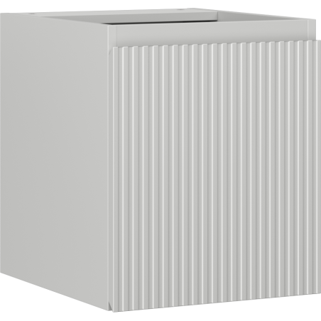Mexen Rivel Badezimmerschrank 40 cm, 1 Tür, gerillt, grau matt - 91A21-04047-1-BF62
