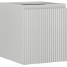 Mexen Rivel Badezimmerschrank 40 cm, 1 Tür, gerillt, grau matt - 91A21-04047-1-BF62