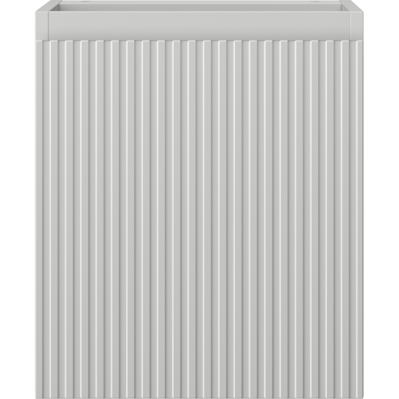 Mexen Rivel Badezimmerschrank 40 cm, 1 Tür, gerillt, grau matt - 91A21-04047-1-BF62