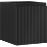 Mexen Rivel Badezimmerschrank 40 cm, 1 Tür, gerillt, schwarz matt - 91A21-04047-1-BF71