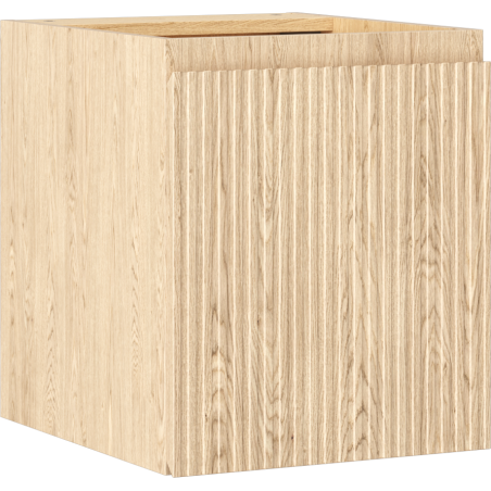 Mexen Rivel Badezimmerunterschrank 40 cm, 1 Tür, gerillt, Eiche - 91A21-04047-1-BF81