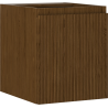 Mexen Rivel Badezimmerunterschrank 40 cm, 1 Tür, geriffelt, Nussbaum - 91A21-04047-1-BF86