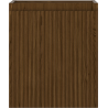 Mexen Rivel Badezimmerunterschrank 40 cm, 1 Tür, geriffelt, Nussbaum - 91A21-04047-1-BF86