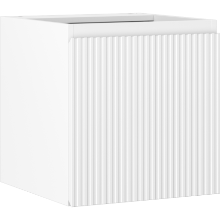 Mexen Rivel Badezimmer-Unterschrank 45 cm, 1 Tür, geriffelt, weiß matt - 91A21-04547-1-BF01