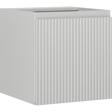 Mexen Rivel Badezimmerschrank für Waschbecken 45 cm, 1 Tür, geriffelt, grau matt - 91A21-04547-1-BF62