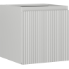 Mexen Rivel Badezimmerschrank für Waschbecken 45 cm, 1 Tür, geriffelt, grau matt - 91A21-04547-1-BF62