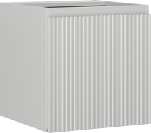 Mexen Rivel Badezimmerschrank für Waschbecken 45 cm, 1 Tür, geriffelt, grau matt - 91A21-04547-1-BF62