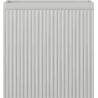 Mexen Rivel Badezimmerschrank für Waschbecken 45 cm, 1 Tür, geriffelt, grau matt - 91A21-04547-1-BF62