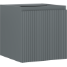 Mexen Rivel Badezimmerschrank für Waschbecken 45 cm, 1 Tür, geriffelt, Graphit matt - 91A21-04547-1-BF66