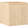 Mexen Rivel Badezimmerschrank 45 cm, 1 Tür, geriffelt, Eiche - 91A21-04547-1-BF81