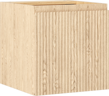 Mexen Rivel Badezimmerschrank 45 cm, 1 Tür, geriffelt, Eiche - 91A21-04547-1-BF81