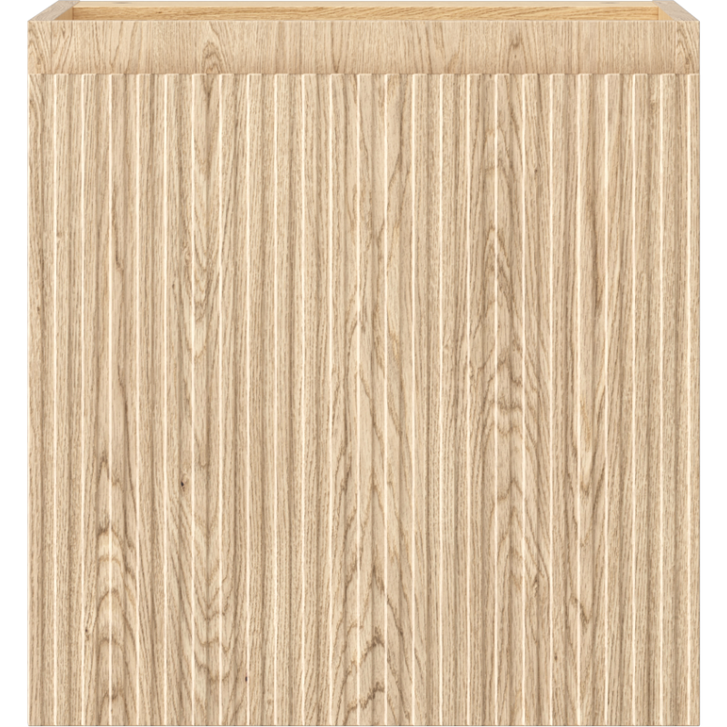 Mexen Rivel Badezimmerschrank 45 cm, 1 Tür, geriffelt, Eiche - 91A21-04547-1-BF81