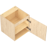 Mexen Rivel Badezimmerschrank 45 cm, 1 Tür, geriffelt, Eiche - 91A21-04547-1-BF81