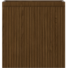 Mexen Rivel Badezimmerschrank 45 cm, 1 Tür, gerillt, Nussbaum - 91A21-04547-1-BF86