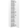 Mexen Rivel Badezimmerpfosten 35 cm, 1 Tür, gerillt, weiß matt - 91A21-03016-1-BF01