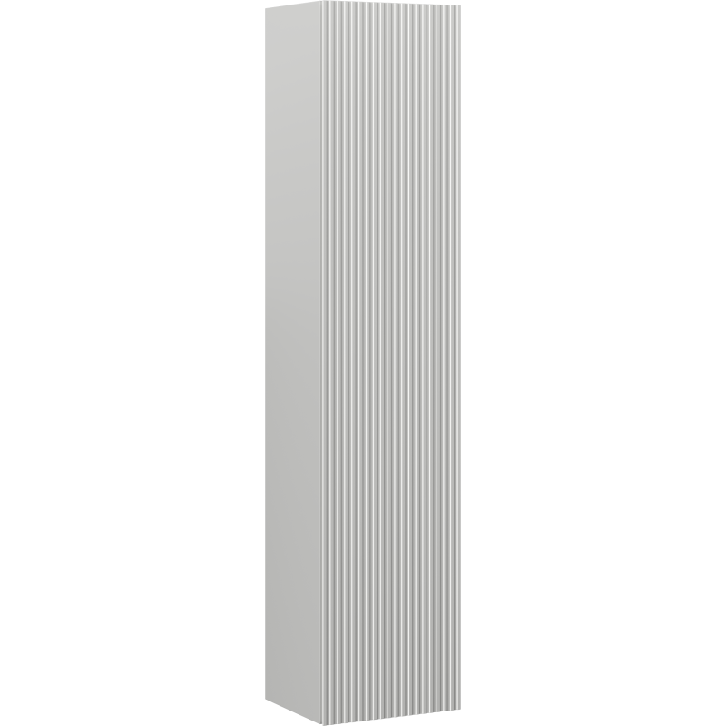 Mexen Rivel Badschrank 35 cm, 1 Tür, geriffelt, graumatt - 91A21-03016-1-BF62