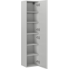 Mexen Rivel Badschrank 35 cm, 1 Tür, geriffelt, graumatt - 91A21-03016-1-BF62