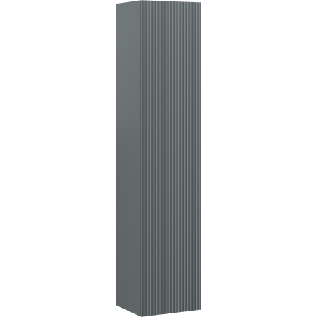 Mexen Rivel Badhochschrank 35 cm, 1 Tür, geriffelt, Graphit Matt - 91A21-03016-1-BF66