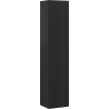 Mexen Rivel Badezimmerschrank 35 cm, 1 Tür, geriffelt, schwarz matt - 91A21-03016-1-BF71