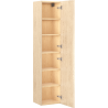 Mexen Rivel Badschrank 35 cm, 1 Tür, gerillt, Eiche - 91A21-03016-1-BF81