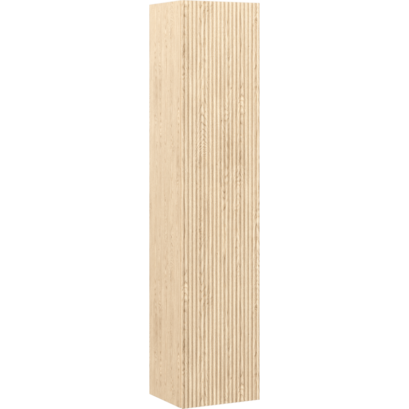 Mexen Rivel Badschrank 35 cm, 1 Tür, gerillt, Eiche - 91A21-03016-1-BF81