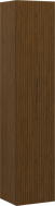 Mexen Rivel Badschrank 35 cm, 1 Tür, geriffelt, Nussbaum - 91A21-03016-1-BF86