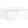 Mexen Orio Badezimmerunterschrank 50 cm mit Arbeitsplatte, 1 Schublade, weiß glänzend - 91A10-05023-1-BFC00