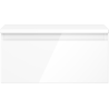 Mexen Orio Badezimmerunterschrank 50 cm mit Arbeitsplatte, 1 Schublade, weiß glänzend - 91A10-05023-1-BFC00