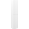 Mexen Rivel Badmöbel-Ständer 35 cm, 2 Türen, geriffelt, Weiß Matt - 91A21-03016-2-BF01