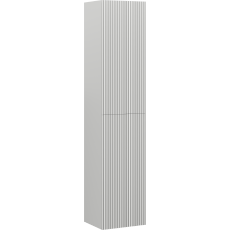 Mexen Rivel Badezimmersäule 35 cm, 2 Türen, geriffelt, graumatt - 91A21-03016-2-BF62