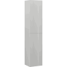 Mexen Rivel Badezimmersäule 35 cm, 2 Türen, geriffelt, graumatt - 91A21-03016-2-BF62