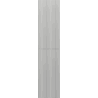 Mexen Rivel Badezimmersäule 35 cm, 2 Türen, geriffelt, graumatt - 91A21-03016-2-BF62