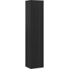 Mexen Rivel Badezimmer-Säule 35 cm, 2 Türen, geriffelt, schwarz matt - 91A21-03016-2-BF71