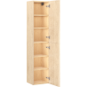 Mexen Rivel Badezimmerständer 35 cm, 2 Türen, geriffelt, Eiche - 91A21-03016-2-BF81