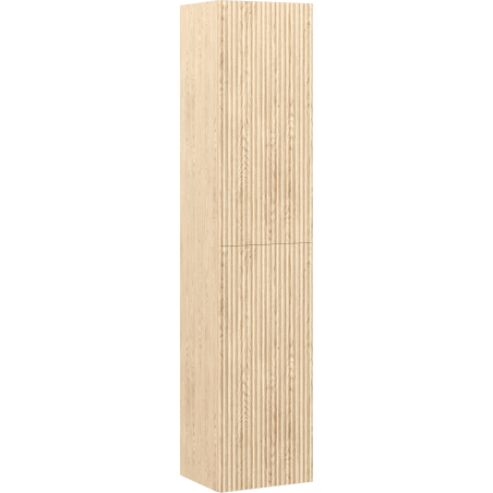 Mexen Rivel Badezimmerständer 35 cm, 2 Türen, geriffelt, Eiche - 91A21-03016-2-BF81