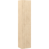 Mexen Rivel Badezimmerständer 35 cm, 2 Türen, geriffelt, Eiche - 91A21-03016-2-BF81
