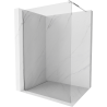 Mexen Kioto Duschwand Walk-in 60 x 200 cm, transparent 8 mm, Chrom - 800-060-101-01-00