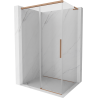 Mexen Rox L Schiebeduschkabine 90 x 80 cm, transparent, gebürstetes Kupfer - 8C2L-090-080-65-00