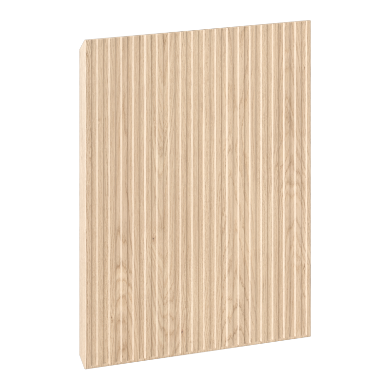 Mexen Rivel gefräste Front für Badezimmerschrankkorpus 35 x 43,5 cm, Eiche - 91A21-0350-470-1-81