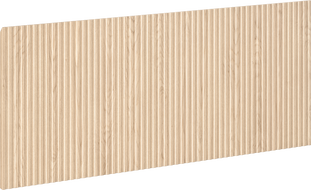 Mexen Rivel Front geriffelt für den Badezimmer-Unterschrank 80 x 43,5 cm, Eiche - 91A20-0800-470-1-81