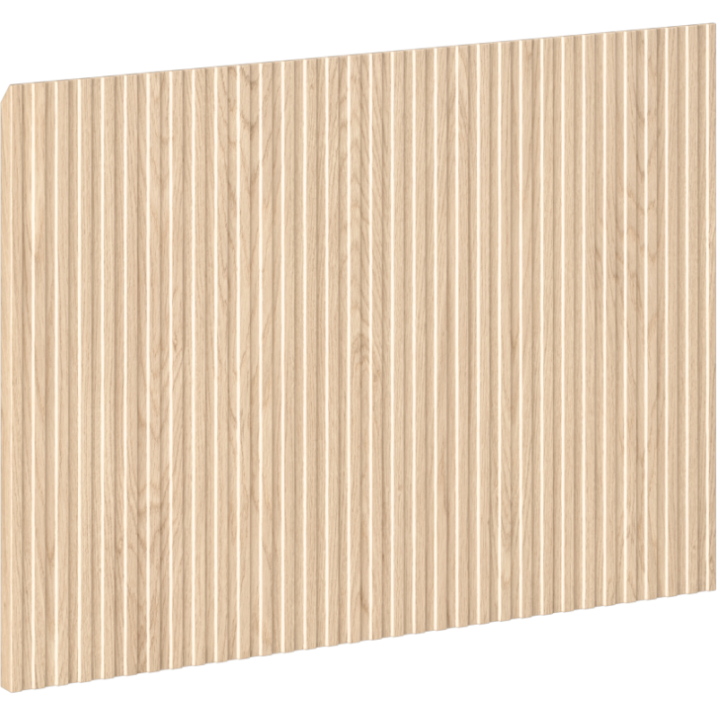 Mexen Rivel Front geriffelt für Korpus Badezimmerschrank 50 x 43,5 cm, Eiche - 91A20-0500-470-1-81